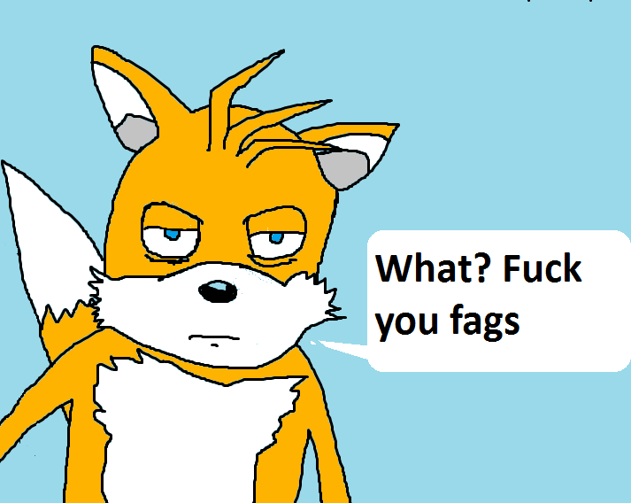 File:Tails fuck you fags.png