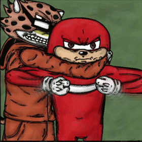File:Knuckles vs Cheeto Man animated.gif