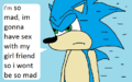Sonic, mad after being trolled, leaves to have sex with Amy.