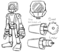 Concept for M-19 drawn by Nini Rosé.